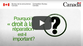 vidéo no 2 – Pourquoi le droit à la réparation est-il important?