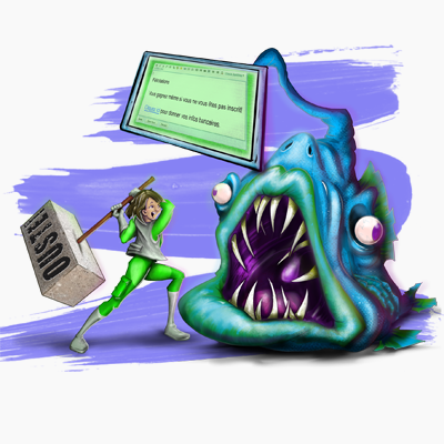 Graphique du Petit livre noir de la fraude – Hameçonnage